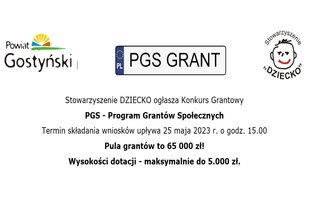 Ruszył Konkurs Grantowy PGS - Program Grantów Społecznych